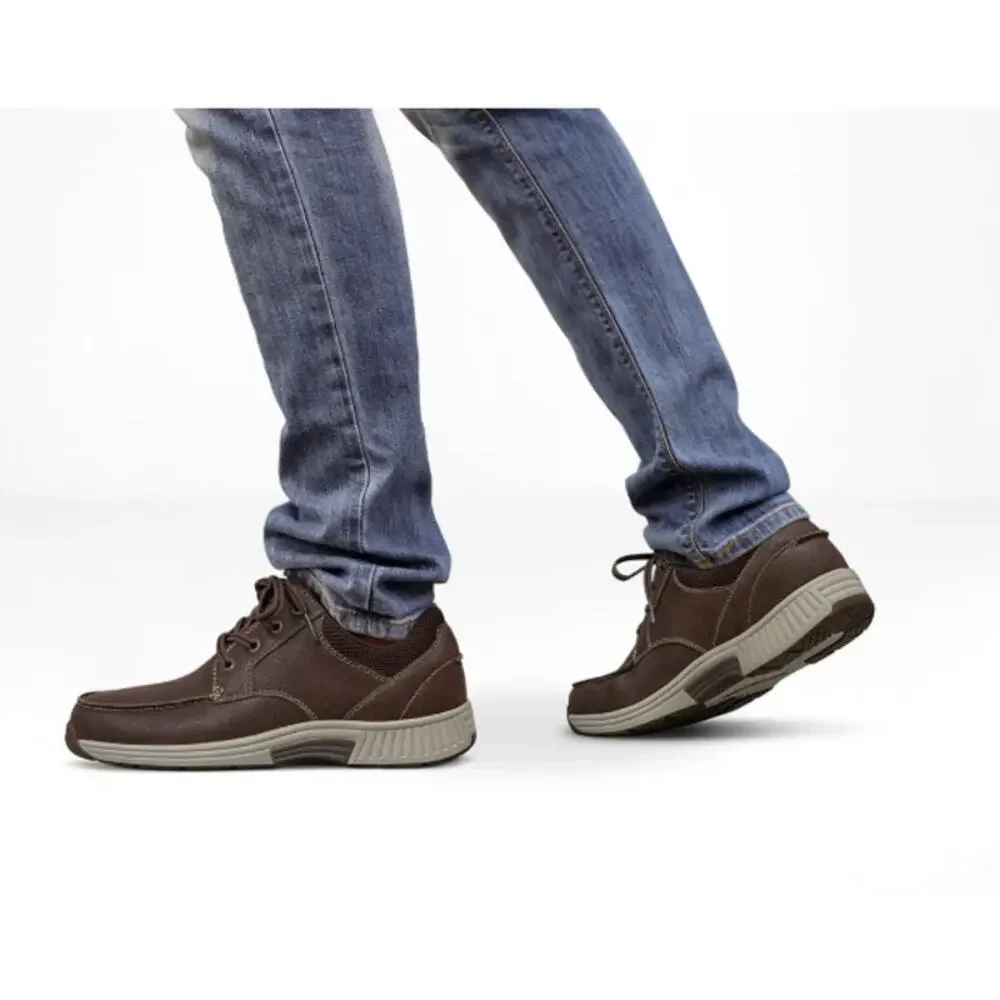 Orthofeet Leo Water Repellent Casual Shoe Brown Size 10.5 Wide